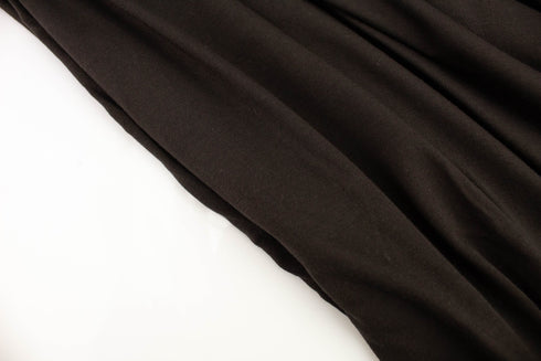 Black Brown Supima Cotton Blend Knit Jersey Fabric by the yard